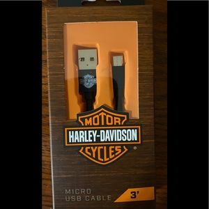Harley Davidson Micro USB Cable 3’